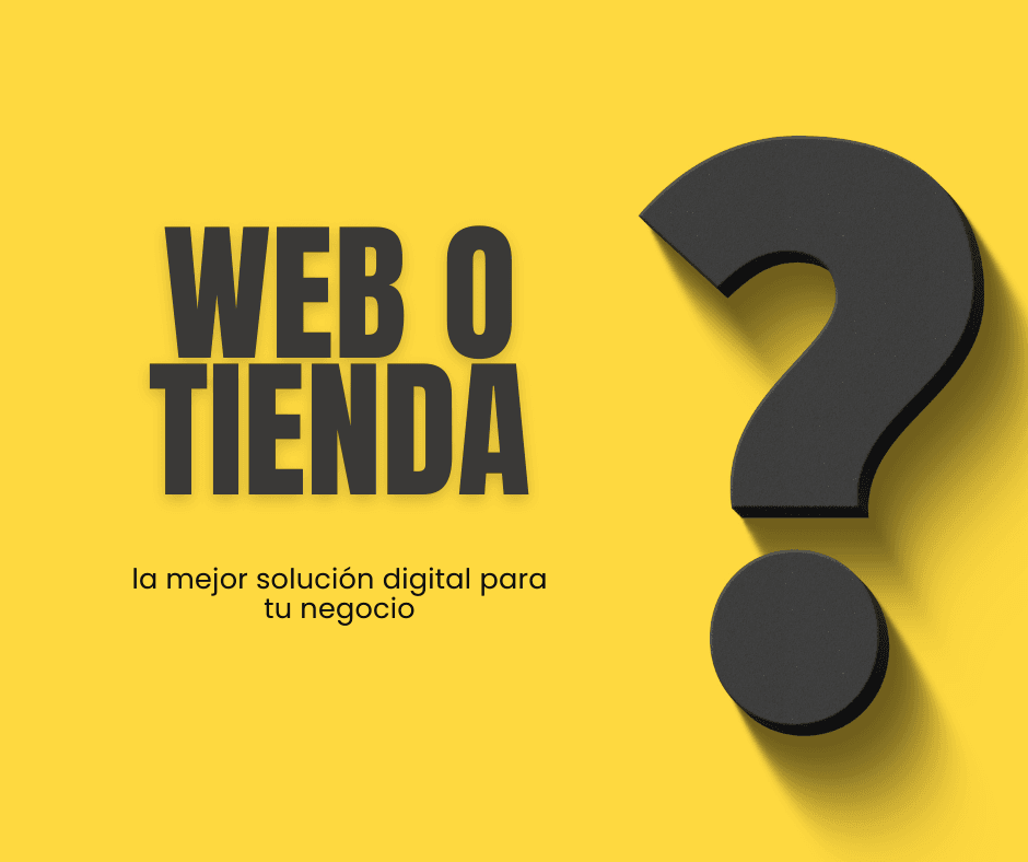 web profesional o tienda online